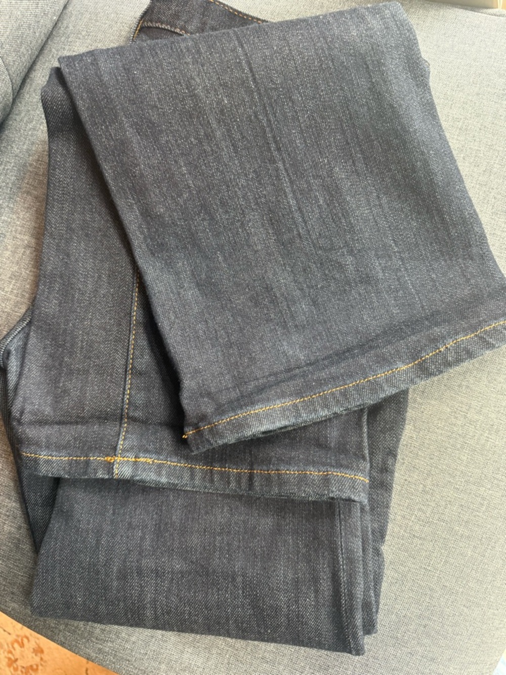 Vintage Y2K BEBE Jeans | Dark Wash  | Rhinestone Logo | Size 30 - Picture 4 of 5
